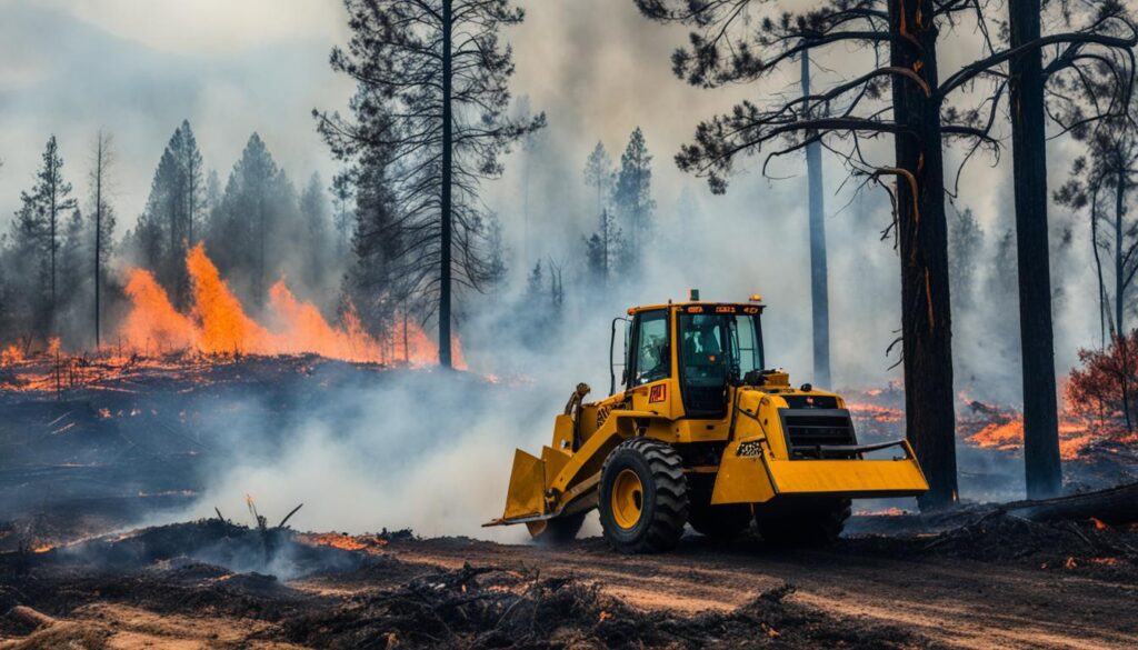 Executing Firebreak Construction