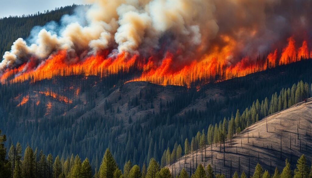 topography effects on wildfires