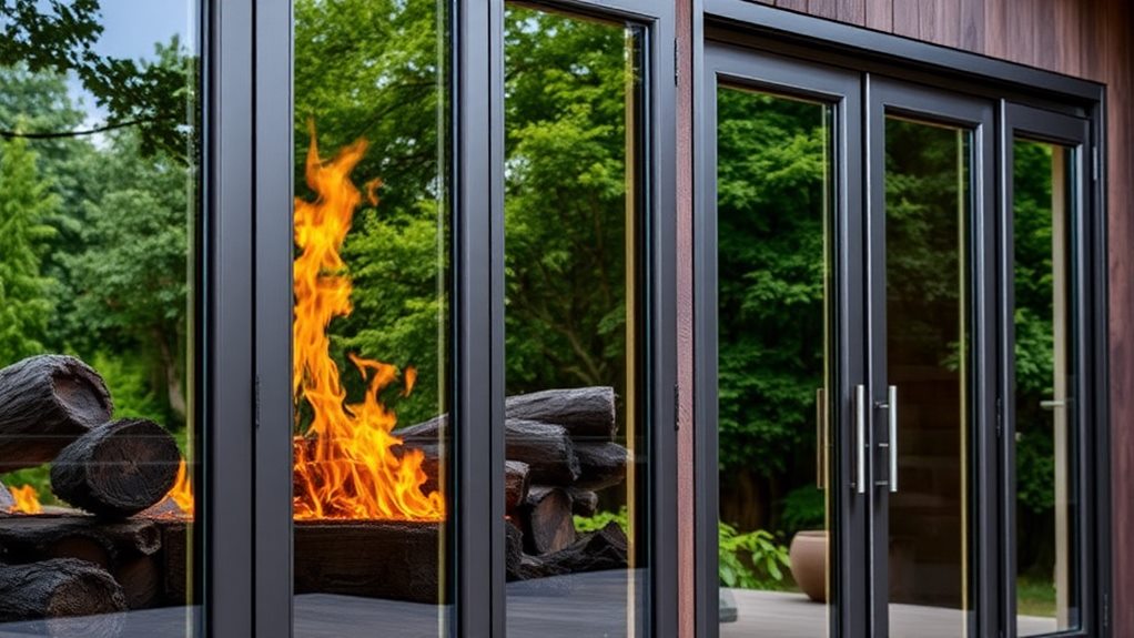 flame proof entry systems